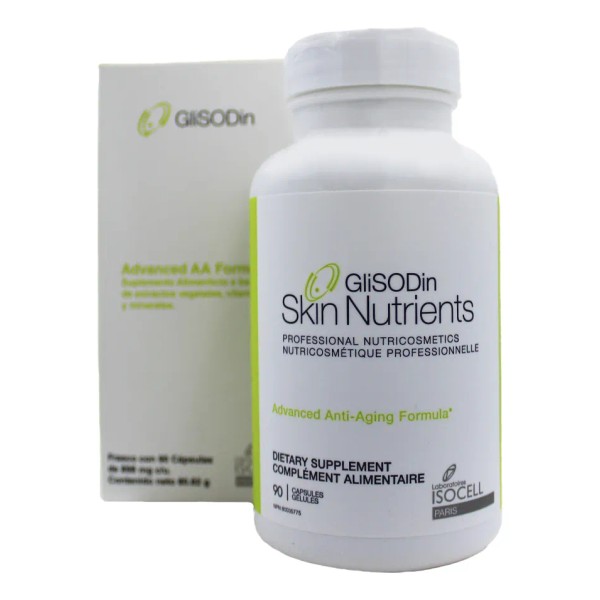 Glisodin Advanced Anti Aging Antiedad Skin Nutrients 90 Caps