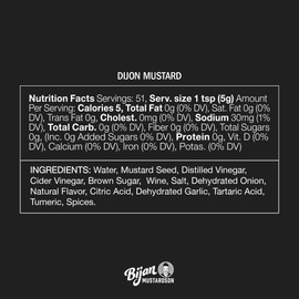 Bijan Mustardson Gourmet Dijon Mustard, Bold & Smooth 9 oz – Premium Spicy Condiment for Sandwiches, Pretzels, Burgers