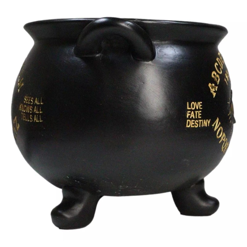 Large Wicca Witchcraft Black Magic Spirit Board Evil Eye Cauldron