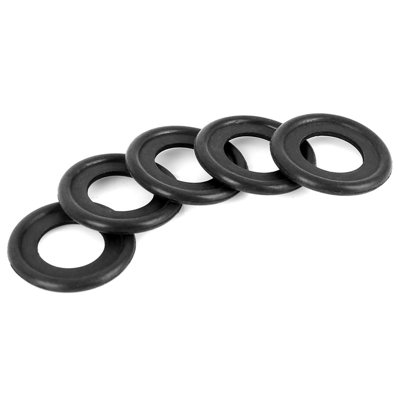 X AUTOHAUX 10pcs M12 Rubber Oil Drain Plug Washers Seals