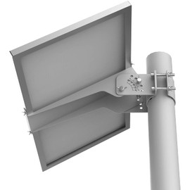 Adjustable Slar Panel Pole Mounting Bracket Rack Kit for 50W Solar Panel - Fit Pole Dia 2.35 - 4.0 Inch / 60mm - 100mm