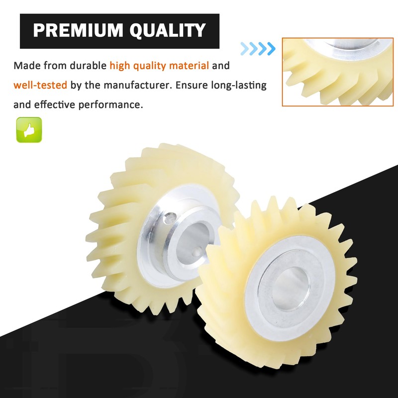 Beige Plastic & Metal Replacement for w10112253 Mixer Drive Spare