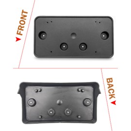 Front License Plate Frame for Chevy Silverado 1500 2019 2020 2021 2022 Front Bumper License Plate Holder Mounting Bracket Replace # GM1068200 84428905