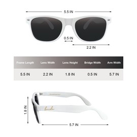 GroomBrideGifts Bride and Groom Polarized Sunglasses, Gifts for Bridal Shower Engagement Wedding Honeymoon and Married Couples Anniversary