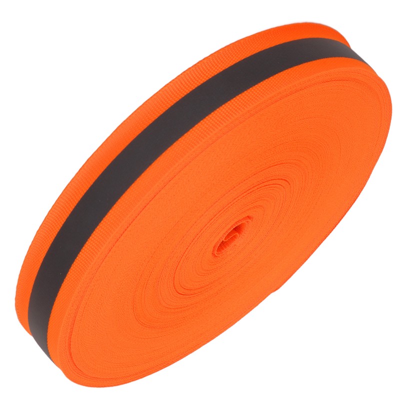 Reflective Ribbon Soft Durable Flexible Fluorescent Ribbon for Improving Night