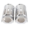 Unbranded Chrome Front Fork Boot Slider Covers Cow Bell For