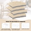 HARBOREST Chair Cushions for Dining Chairs Set of 4 -
