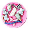 Lovelegis Rocking Horse Giraffe Bathtub Heart Duck Baby Baking Mould
