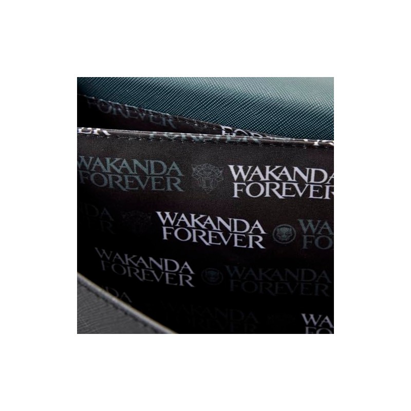 Loungefly Black Panther Wakanda Forever Crossbody Bag for Women Standard