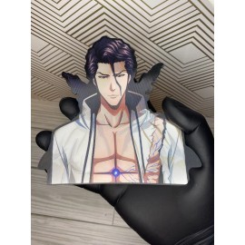 Bleach Sōsuke Aizen 3D Lenticular Motion Car Sticker Decal Peeker