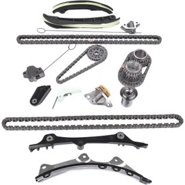 Koomaha 5184352AF 68087340AA 68252670AB Timing Chain Kit Oil Pump Water Pump Replacement for 2011-2015 Chrysler Jeep Wranger Dodge Challenger Charger Durango Ram 3.6L Pentastar