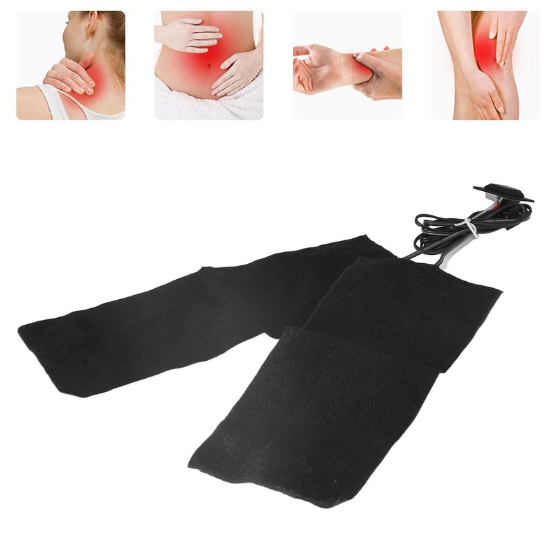 Electric Heating Pad 3 Temperature Adjustable 2pcs Cloth USB Clothing