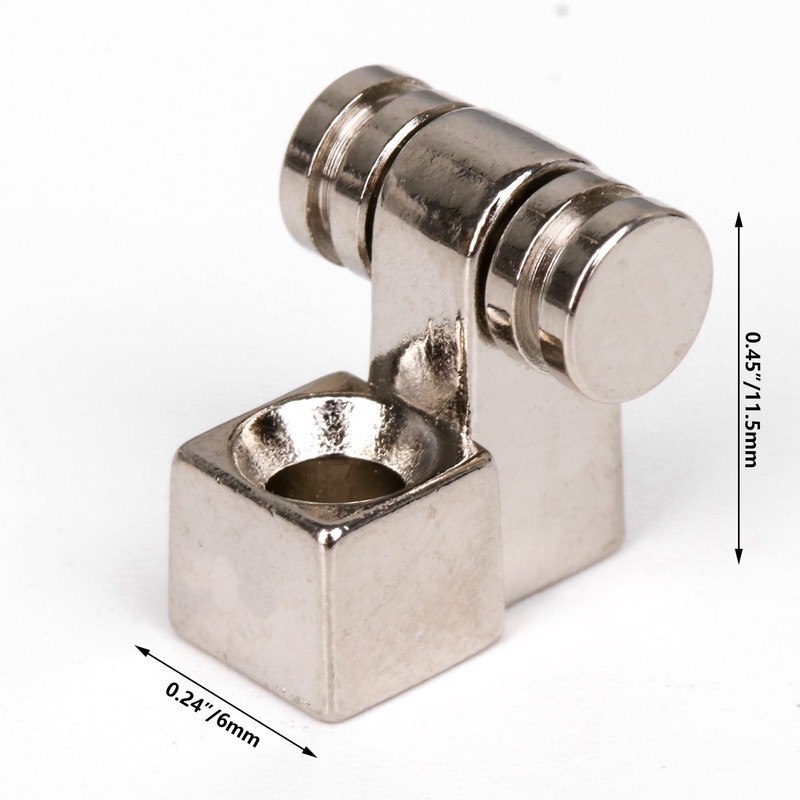 Bstinay 10PCS Metal Guitar Roller String Trees Retainers Musical Instrument