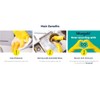 Welari Marigold 3 x 1pair Extra Life Kitchen Rubber Gloves