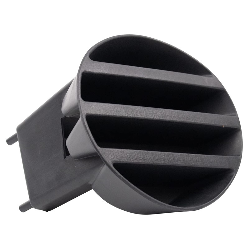 TRQ Front Right Fog Light Hole Cover Black Passenger Side