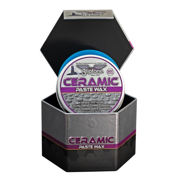 Gliptone Ceramic Paste Wax, Si02 Infused, Long Lasting Extreme Gloss,