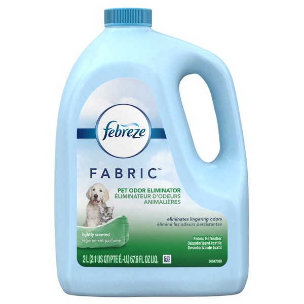 Febreze Fabric Refresher Dog Cleanup Pet Odor Eliminator, 67.6 fl. oz., 67.6 FZ