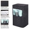 Smart Food Processor Cover with Pocket, Quilted Fabric Appliance Protector