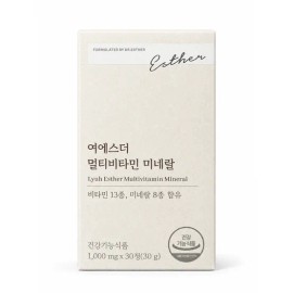 Esther Formula Yeo Esther Multivitamin Mineral 21 types of vitamins & minerals, 30 tablets, 1 daily item / 여에스더 멀티비타민 미네랄 비타민&미네랄 21종 30정 1개 하루템
