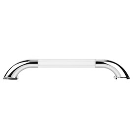 RV Grab Handle Bar Replacement with Light for Exterior Door, Acrylic RV Entry Door Grab Handles, RV Handle Grip for Entry Assistance (White Light, 18 inch)
