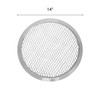Thunder Group Seamless-Rim Aluminum Pizza Screen, 14 Inch