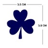 2 X irish Shamrock Semi Permanent Tattoo Waterproof Lasts 1-2