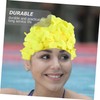 Totority Women's Floral Swim Cap for Women Hat Cooler Stretchy