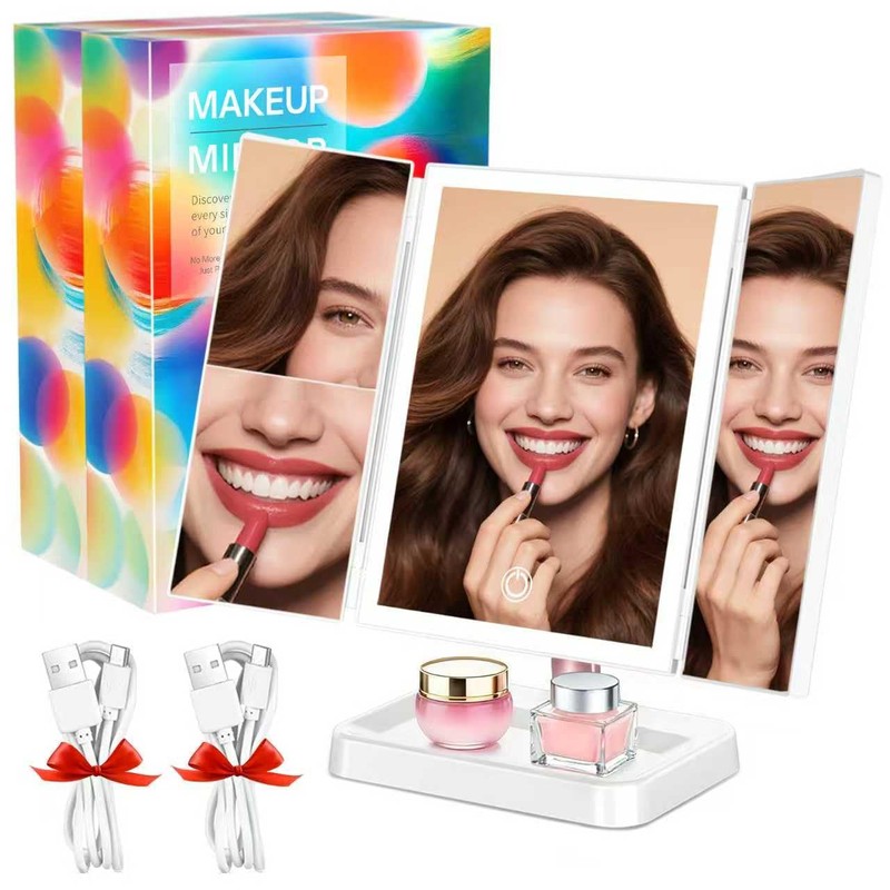 BERTHALESS 2 Pack for Mom Makeup Mirror Vanity Mirror with