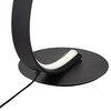 360 Lighting Curved Arc 15.25" High Modern LED Accent Table