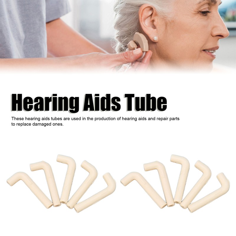 Hearing Aids Tube L Shaped Replacement Hearing Amplifier Receiving Tube