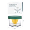 KITCHENDAO 2 in 1 Lemon Orange Citrus Juicer with lid