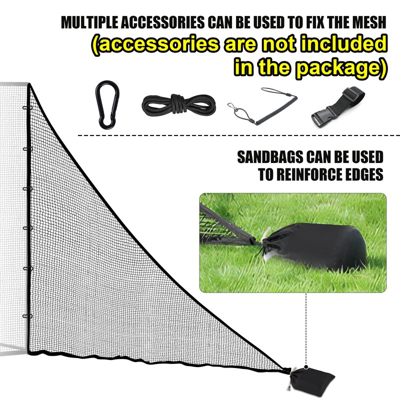 Golf Shank Net Attachment for Golf Hitting Nets with Sandbag，7