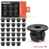 A-Premium 30PCS Nylon Square Rocker & Floor Screw Grommet Clip