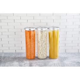 Vip Ahmet VP-197 Storage Container, 3-Piece Set, 400 ml, 700 ml, 1250 ml, 1750 ml, Round (3 x 1750 ml VP-197)