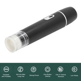 Vacuum Sealer, 50 to 60 KPa Automatic Vacuum Sealer for Food Preservation, Splashproof, Quick Charge, Wireless Food Sealer, for (Black)