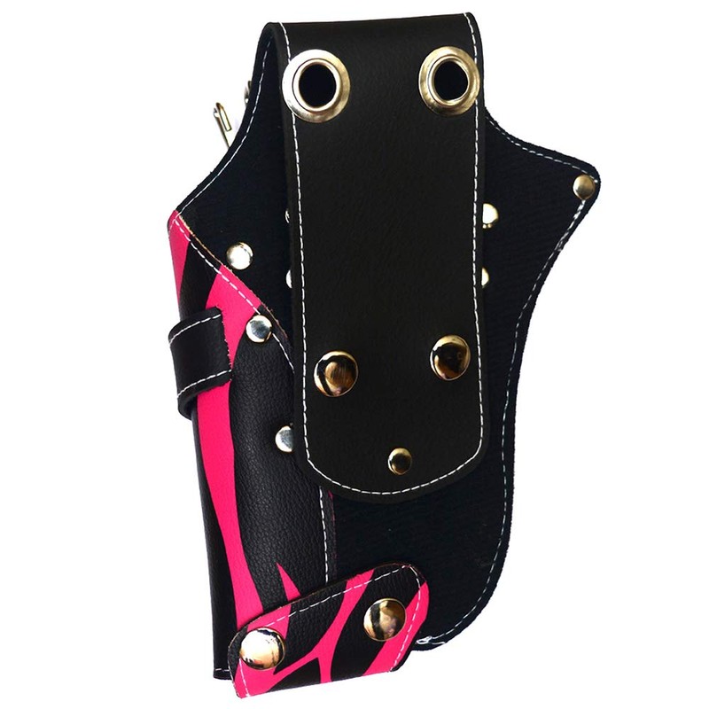 Hair Scissor Holster Pouch – Durable PU Leather with Detachable