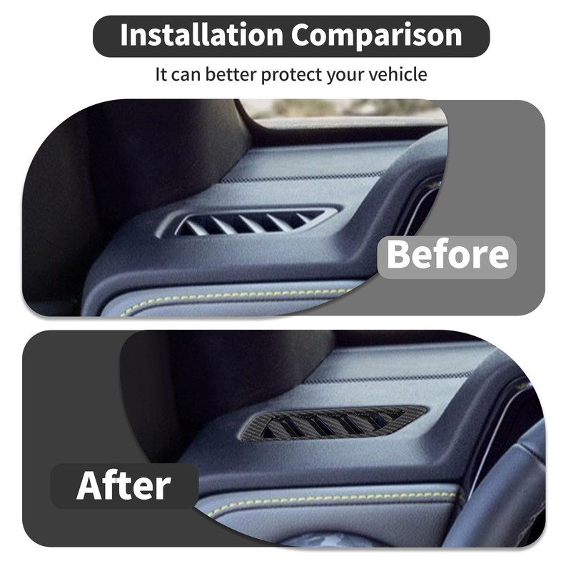 HTHE Central Control Dash Side Air Vent Cover Trim Compatible