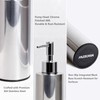 Stainless Steel Round Lotion Pump Dispenser (7.5OZ/220ML)