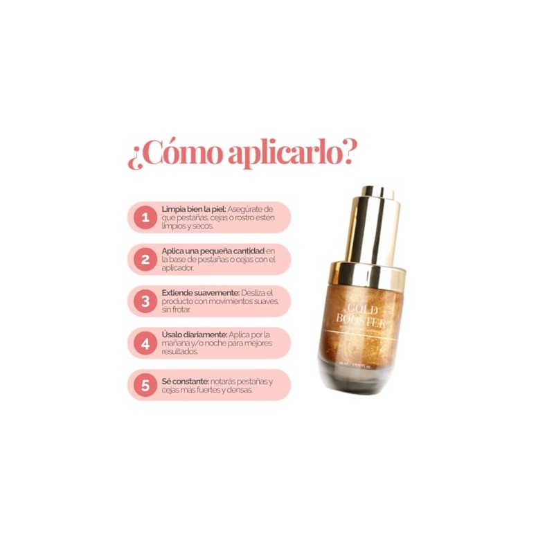 DLUX Pro Gold Booster Serum – Suero Dorado para Pestañas