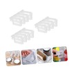 TEHAUX 12Pcs Adjustable Refrigerator Dividers Space Partition for Fridge Organisation
