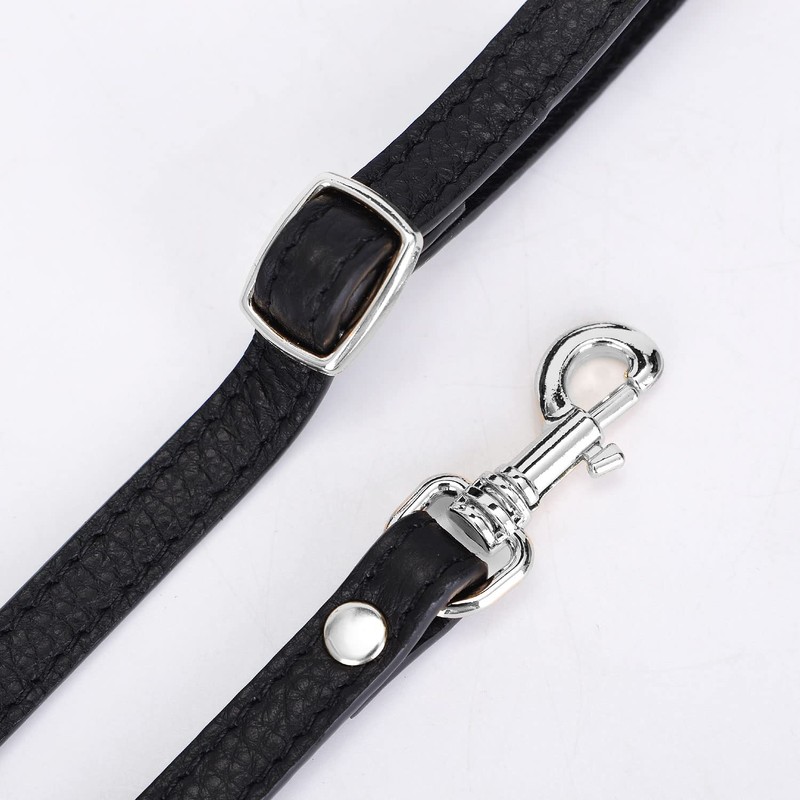 VanEnjoy Adjustable Genuine Leather Crossbody Straps Replacement - Width 1/2“,