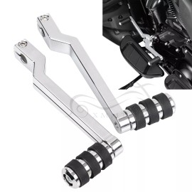 Unbranded Chrome CNC Heel Toe Shift Lever Shifter Peg For Harley Road Glide FLTRXS Softail
