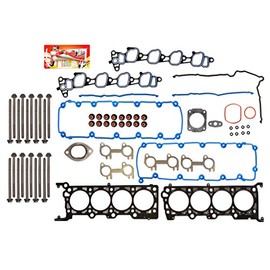 Compatible With 99-00 Ford Mustang GT 4.6 SOHC VIN X Head Gasket Set Head Bolts