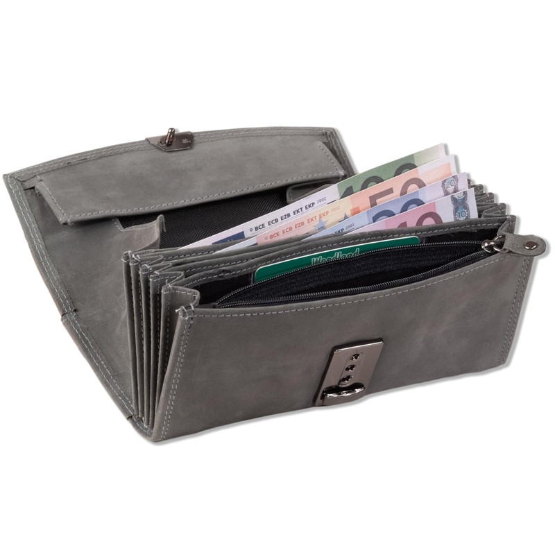 Woodland® Waiter's Wallet with Reinforced Base in Large Coin Compartment