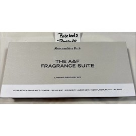 Abercrombie & Fitch The Layering Discovery Suite Fragrance Sampler Set  NEWEST