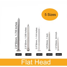 binifiMux Nails Hardware Assortment Kit, 680 Pieces for Wall Hanging Pictures, Woodworking