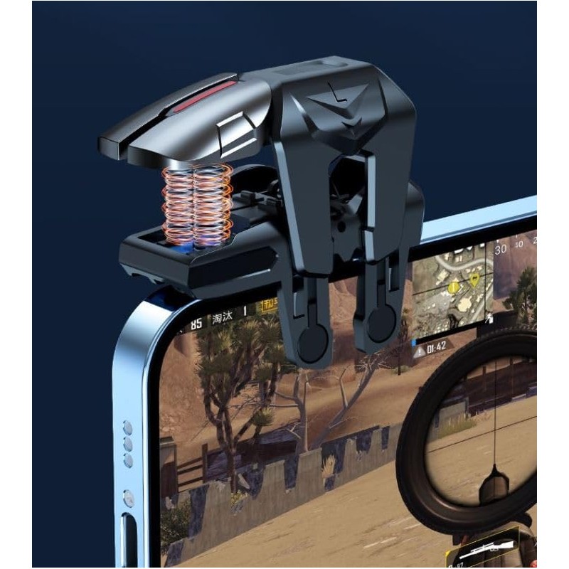 LTG コントローラー スマホ 高速射撃 コントローラ 動画 スマホ アイフォン ゲーム 2本指