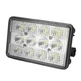 Red Rooster LED Headlight - 60W Rectangular Hi/Lo fits John Deere 5105 5200 5210 5220 5300 5303 5310 5320 5400 5403 5410 5415 5420 5500 5510 5520 5603 6403 6603 7405 RE195219 RE225730 fits Lighting