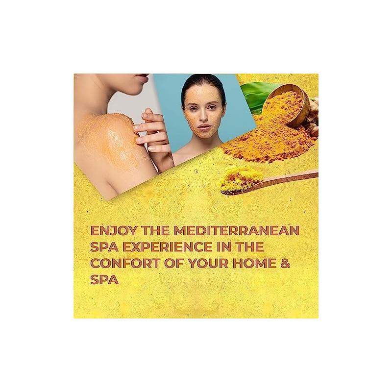 Exfoliante Corporal de Azúcar y Cúrcuma PureBellissimo Sugar Body Scrub
