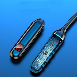 LIWEARE Bluetooth Headphones, Neckband Bluetooth Headphones, Sport, Waterproof Neck Strap Headphones with Microphone for Fitness, Sports, Workout